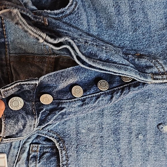 Pacsun Denim Ripped Jean Skinny Blue Size 23 - Picture 5 of 12